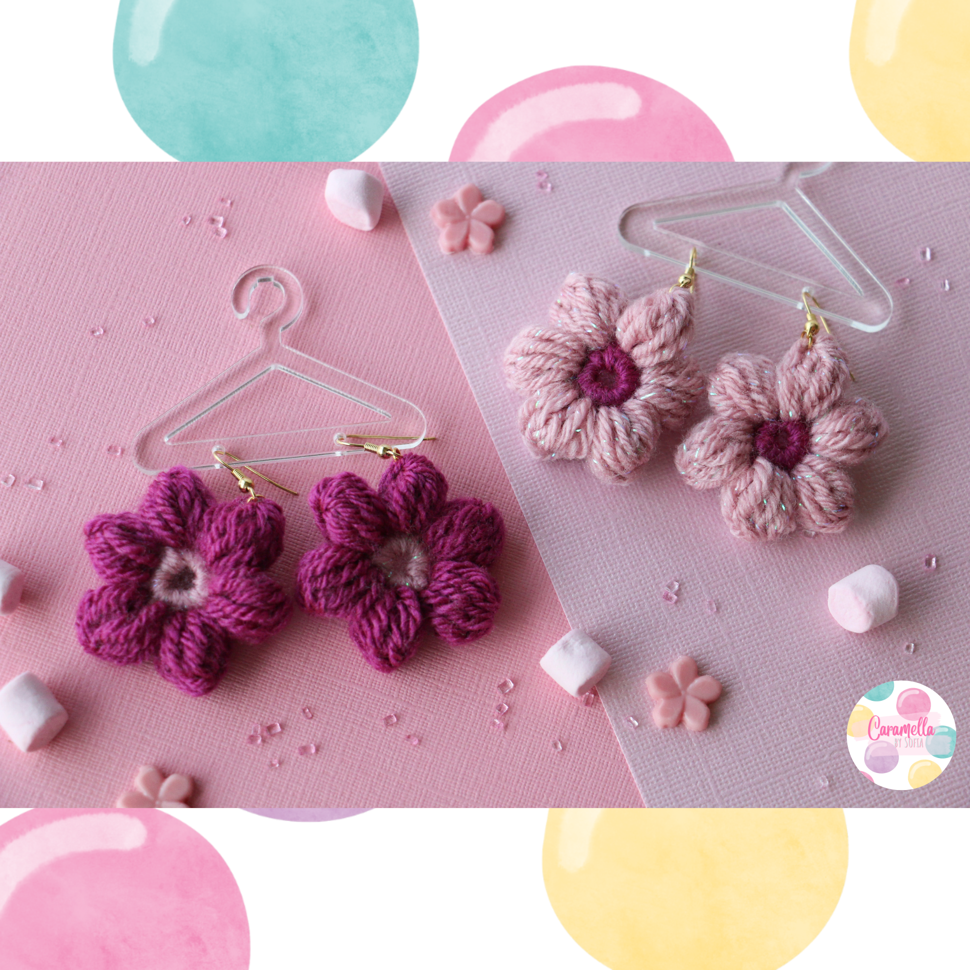 Handmade Flower Earrings - Olivia Dar